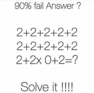 90% Fail to Answer This Correctly!