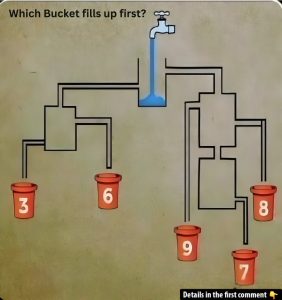 Can You Figure Out Which Bucket Fills First? Here’s the Step-by-Step Answer!