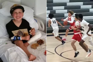 Preschooler with Cancer Had Leg Bone Transplanted Into Arm. Now He’s 14 — and Star of His Basketball Team