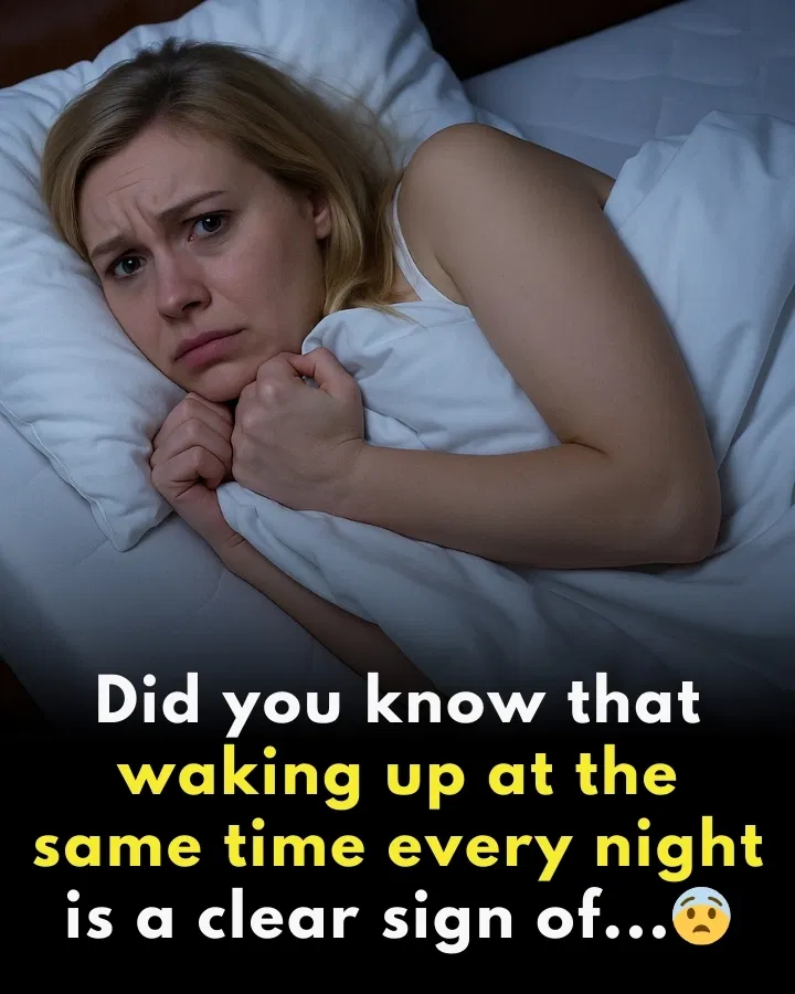 Do you open your eyes at the same time every night? Find out what it reveals