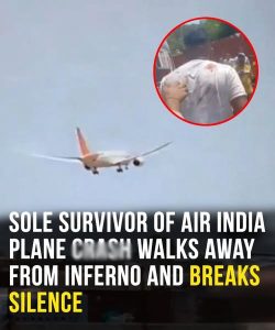 Miracle survivor of de.a.d.ly Air India cr.a.s.h walks away from wreckage
