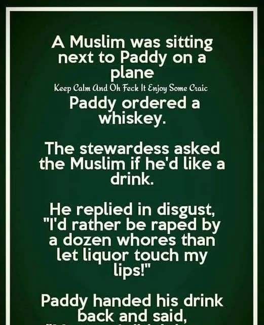 Paddy’s Plane Misunderstanding