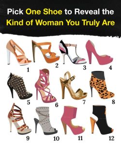 Pick One Shoe to Reveal the Kind of Woman You Truly Are
