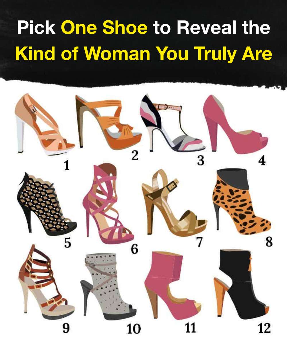 Pick One Shoe to Reveal the Kind of Woman You Truly Are