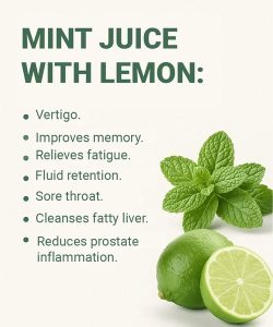 Peppermint and Lemon Juice: Benefits