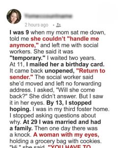My Mom Abandoned Me When I Was 9, 20 Years Later, She Knocked on My Door and Demanded, You Have to Help Me!