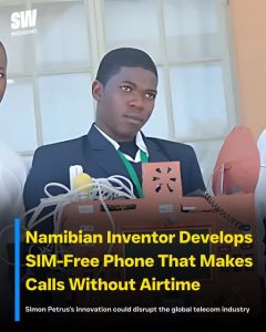 Simon Petrus, a Teen from Namibia, Invents “Sim-less” and “Free-to-Call” Phone