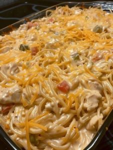 My Famous Chicken Spaghetti That Everyone Loves
