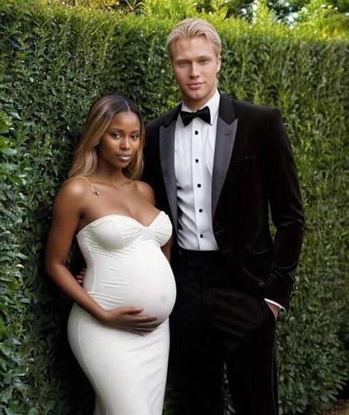 The dark-skinned model got married to a blue-eyed blonde, Now they have incredibly beautiful children