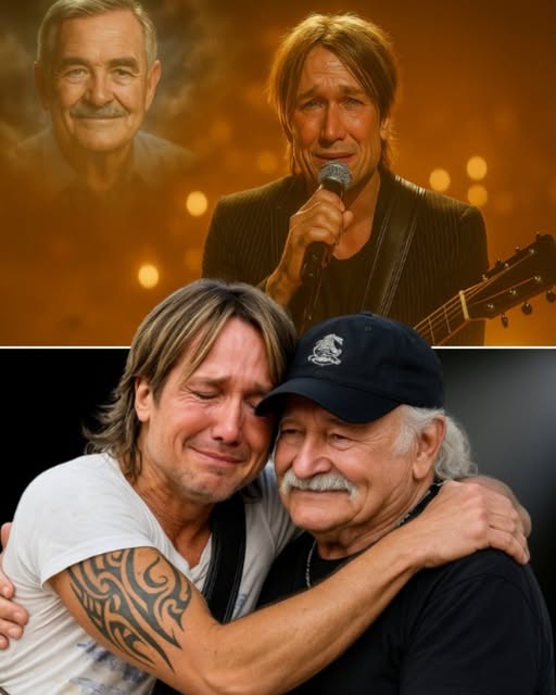 On Fathers Day, Keith Urban walked onto the stage with a heavy heart and sang He is in Every Chord I Play for his late dad