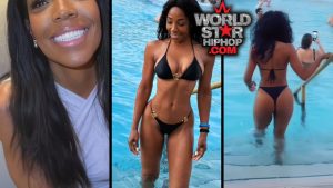 This woman is going viral after revealing she’s 62 years old, all while rocking a bikini body that defies age! What do y’all think—is she really 62, or is she just playing us?  👇🏾📺 Check the comments for the video📺👇🏾