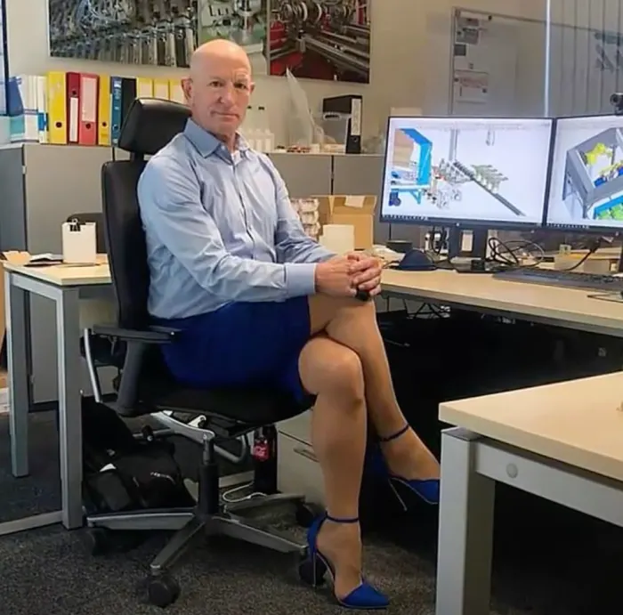 Straight, Married Father-Of-Three Says He's Been Wearing Skirts And Heels To Work For Years