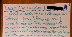 Disappointed by a Small Tip, This Waiter Never Expected What Came in the Mail Days Later