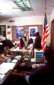Teacher removes U.S. flag from classroom, makes kids pledge allegiance to pride flag.
