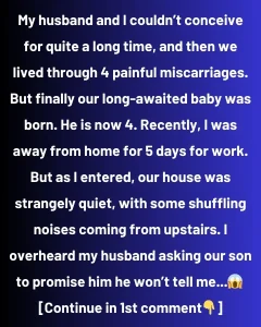 I Overheard My Husband Asking Our Son to Keep Quiet About What He Saw, and Ch3ating Wouldn’t Sh0ck Me That Much