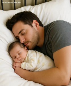 A woman without children comes back from a business trip earlier than planned—only to discover a baby in her house.