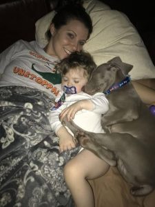 I LET OUR DOG SLEEP NEXT TO OUR TODDLER, AND NOW MY PARTNER WONT SPEAK TO ME