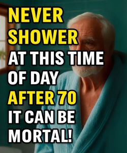 The most dangerous time of day for seniors to shower