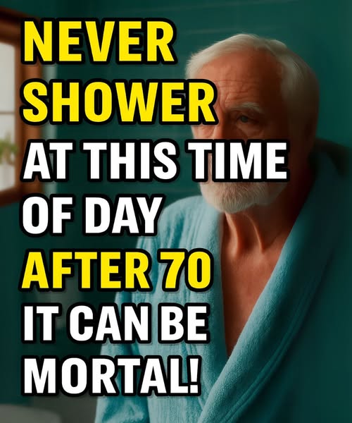 The most dangerous time of day for seniors to shower