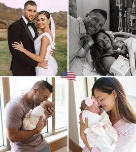 Tim Tebow and Miss Universe wife welcome baby girl — reveal first photos and her name