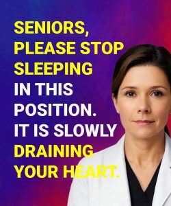 BEWARE! This Sleeping Position Is Putting Your Heart at Risk After 60