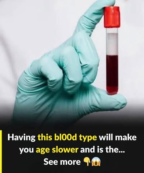 Having this bl00d type will make you age slower and is the…