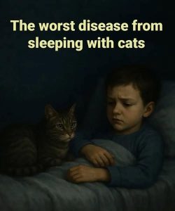 Do you sleep with your cat? This is the worst disease you could unknowingly catch.