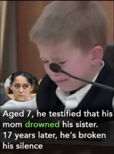 Boy who watched mom drown sister tells full story years later