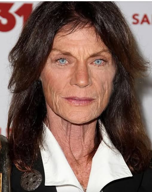 Who is the woman with wrinkles in this photo?