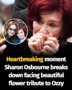 Sharon Osbourne breaks down in tears when reading fans’ touching messages to Ozzy