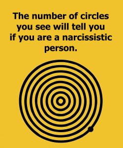 Are you a narcissist? The number of circles you see could reveal it.