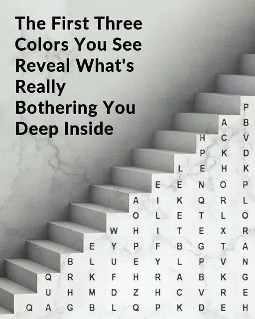 The First Three Colors You See!