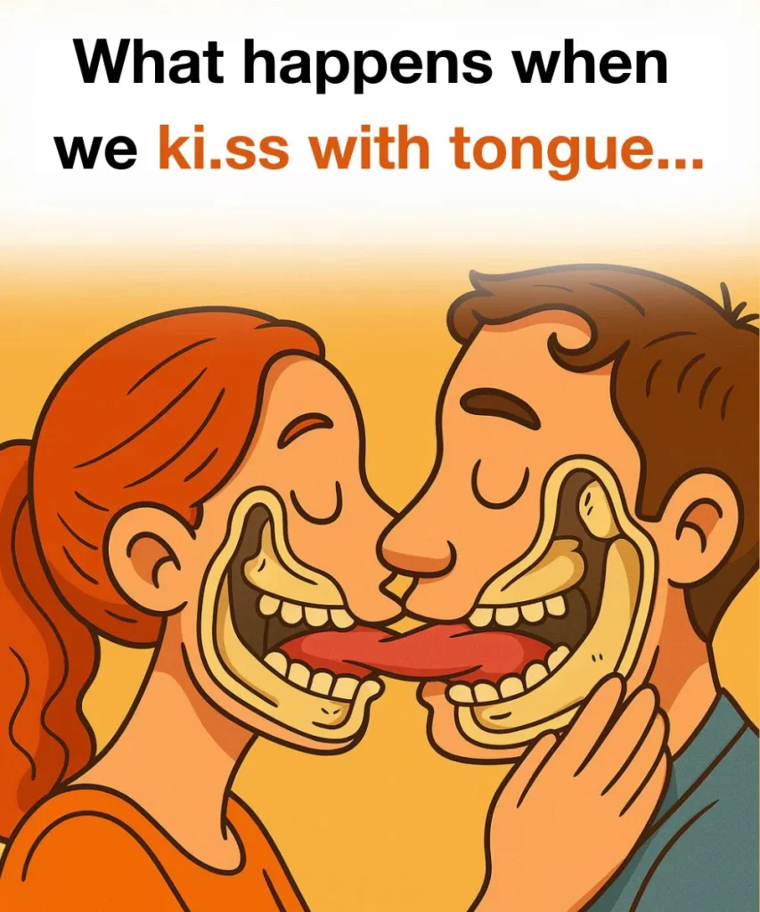 3 Health problems when we ki.ss with tongue