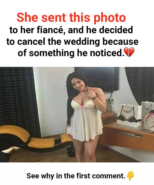 My future-wife’s bridesmaid sent me this picture. When I saw it, I cancelled the wedding.