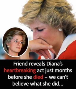 Friend reveals Diana’s heartbreaking act before she died