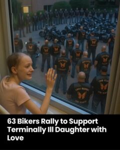 63 Bikers Rally to Support Terminally Ill Daughter with Love