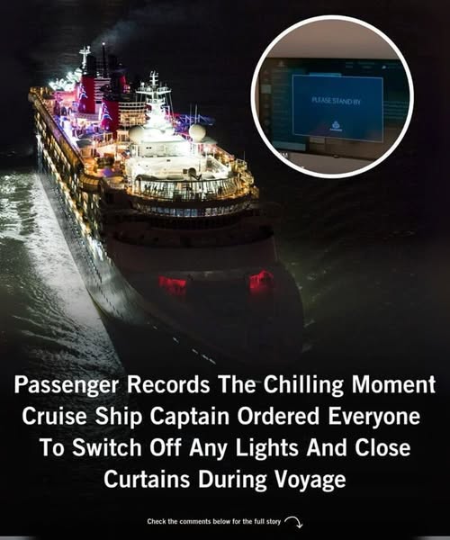 The Horrifying Reason Behind The Request That Cruise Ship Passengers Shut Off Lights And Draw Curtains When Traversing Specific Waters