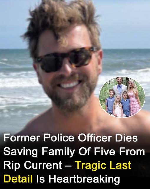 He died saving a family of five