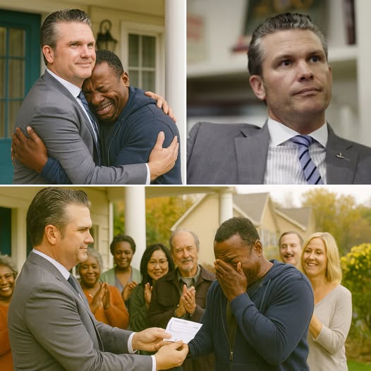 Pete Hegseth secretly paid a man’s rent for a whole year, but when he discovered the man’s true identity, he decided to buy the entire building and gift it to the man’s family — a humanitarian act that left the entire community amazed