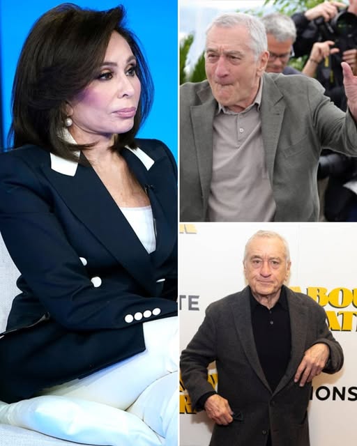 Just moments ago, Fifth Avenue felt like it stopped breathing. Jeanine Pirro, eyes blazing, turned to Robert De Niro and dropped a truth bomb so sharp it cut straight through the air. In one brutal line—about legacy, power, and the hypocrisy running deep in Hollywood—she left the actor and the entire panel frozen in place. The silence that followed was deafening, the kind that makes your skin prickle because you know you’ve just witnessed a turning point. You could almost feel the tension pressing against the walls, daring someone to speak. But no one did. It was as if Pirro had ripped the curtain off a truth Hollywood would rather keep buried. Now, the clip is exploding across social media, and the question hanging in the air is simple: did she just say what everyone’s been too scared to admit? The fallout is only beginning, and the next chapter promises fireworks.