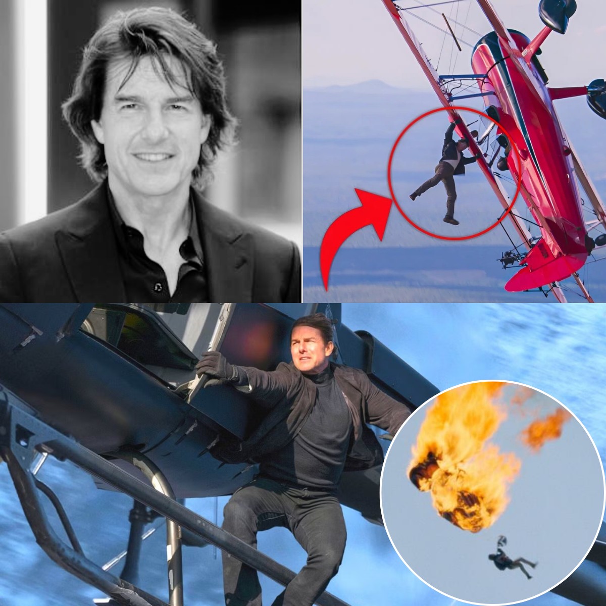 SAD NEWS: American actor Tom Cruise is said to have had a serious @ccident while filming an aerial scene for the movie “Mission: Impossible”, only 15 minutes later the entire film crew had to stop all activities and announced that he had