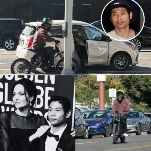 Sad news: Just 30 minutes ago in Los Angeles, Angelina Jolie’s Vietnamese-American son was in a serious @cc!dent when his electric bike cr@shed into a man’s car door.