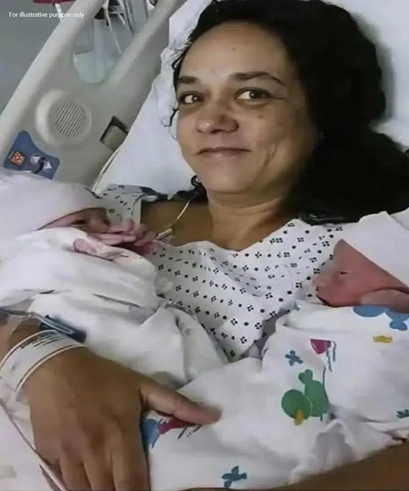 A 58-year-old woman gives birth to twins, and it turned out they had the sa… See more