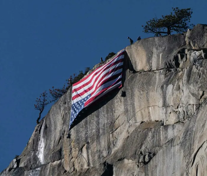 Upside-Down American Flag At Yosemite National Park Turns Heads