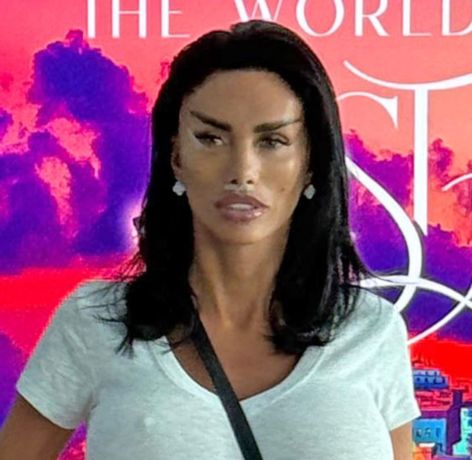FOXY LADY Katie Price shows off painfully tight looking face after new ‘fox eye’ facelift in Turkey