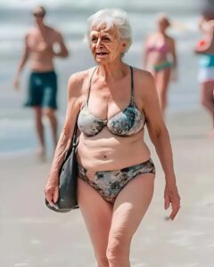 I am 70 years old. Recently, while I was at the beach, I noticed a woman my age wearing a very revealing swimsuit. Intrigued, I decided to approach her and share my opinion: at our age, perhaps it would be more appropriate to choose a more discreet outfit. This woman, probably around 70 years old, walked along the shoreline with remarkable confidence, indifferent to the gazes around her. She seemed to fully enjoy the moment, embracing her body without hesitation. This sense of freedom made me reflect. Was I the one placing too much importance on what is considered appropriate for our generation? I must admit that her confidence impressed me, but one question lingered in my mind: as we age, shouldn’t we adopt a more modest style? I do not question the importance of self-confidence. I, too, feel young at heart, take care of myself, and enjoy life. But this woman made me wonder: does aging also call for a certain restraint in how we dress? So, I approached her to share my thoughts. I gently suggested that a more covering swimsuit might be a more elegant choice, in line with our age. However, her response was completely unexpected… I share it in the link in the comments 😲⬇️⬇️