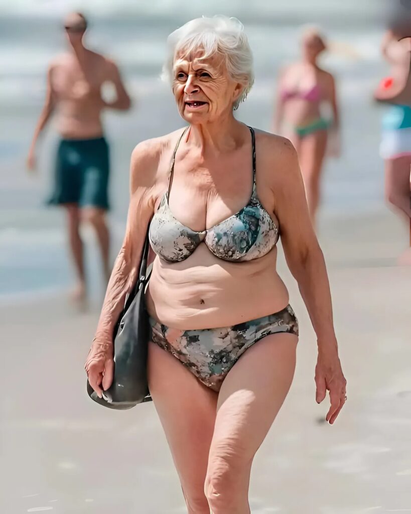 I am 70 years old. Recently, while I was at the beach, I noticed a woman my age wearing a very revealing swimsuit. Intrigued, I decided to approach her and share my opinion: at our age, perhaps it would be more appropriate to choose a more discreet outfit. This woman, probably around 70 years old, walked along the shoreline with remarkable confidence, indifferent to the gazes around her. She seemed to fully enjoy the moment, embracing her body without hesitation. This sense of freedom made me reflect. Was I the one placing too much importance on what is considered appropriate for our generation? I must admit that her confidence impressed me, but one question lingered in my mind: as we age, shouldn’t we adopt a more modest style? I do not question the importance of self-confidence. I, too, feel young at heart, take care of myself, and enjoy life. But this woman made me wonder: does aging also call for a certain restraint in how we dress? So, I approached her to share my thoughts. I gently suggested that a more covering swimsuit might be a more elegant choice, in line with our age. However, her response was completely unexpected… I share it in the link in the comments 😲⬇️⬇️