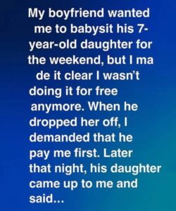 What My Boyfriend’s Daughter Taught Me One Quiet Night