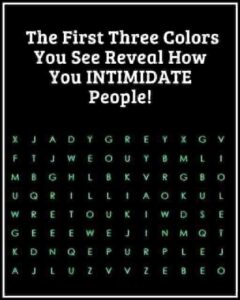 Unveiling Personality Secrets: What’s the First Color You See?