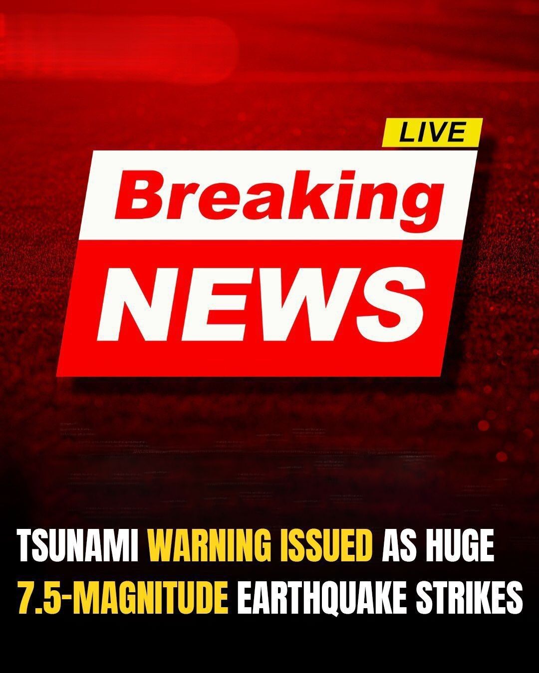 Massive 7.5-magnitude Earthquake Triggers Tsunami Alert — Chilean Coast On High Alert